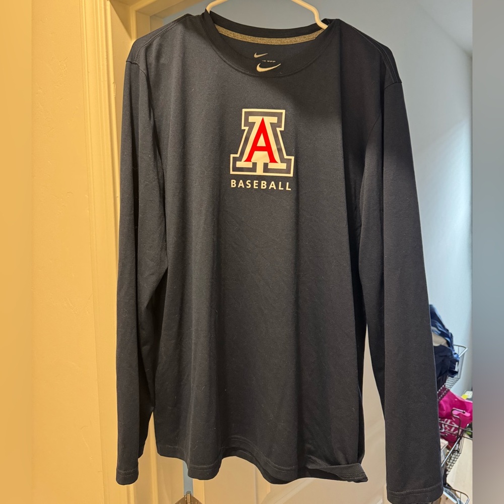 Nike Navy Arizona Wildcats Baseball Long Sleeve Tee